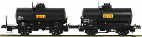 LS Models 30443 - 2pc Tank Car Set OCEM “SHELL” of the SNCF